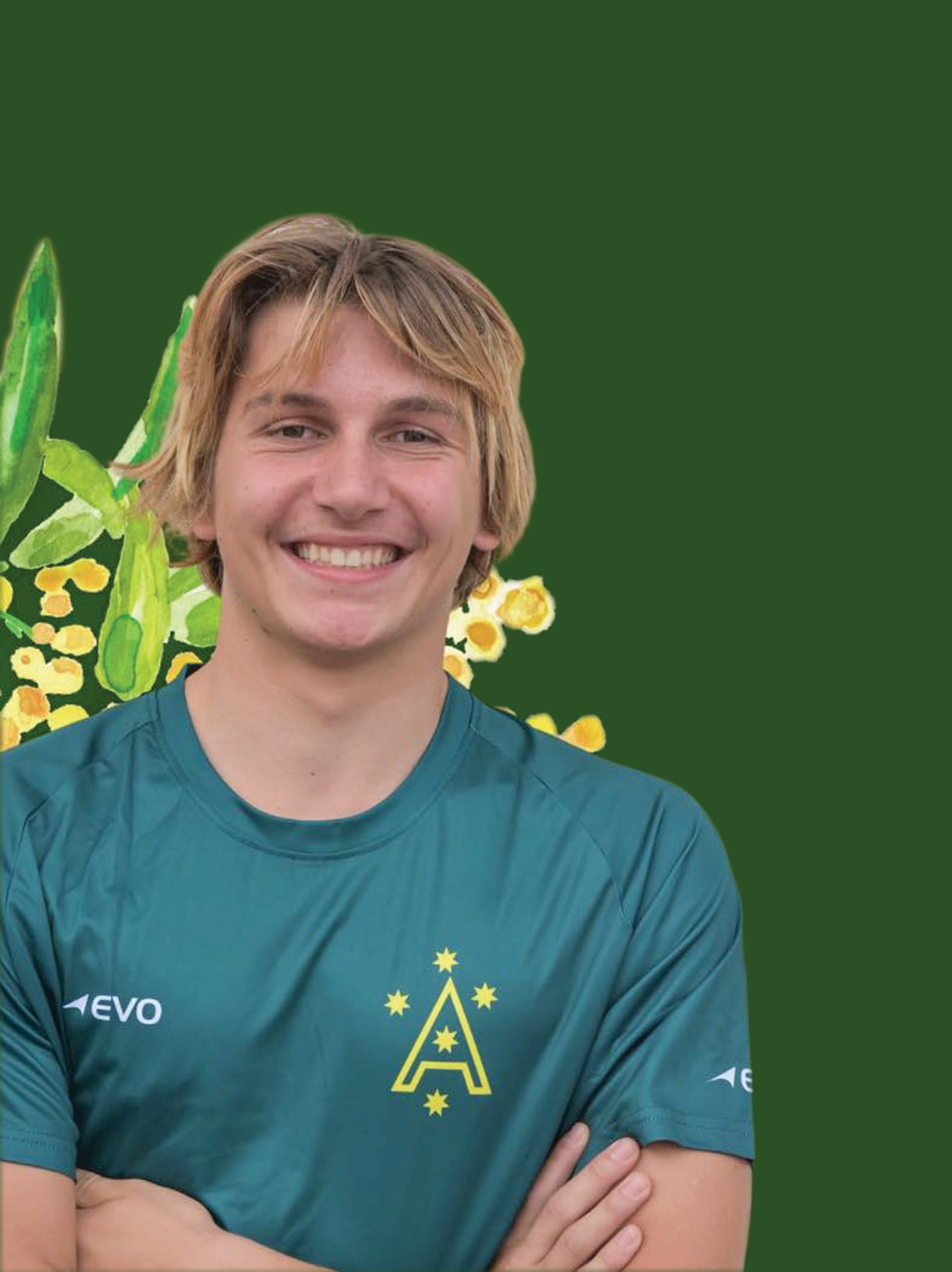 Jack Ryan will take to the stage in Maylasia in wing/centre in the Australian U19 Men’s team.