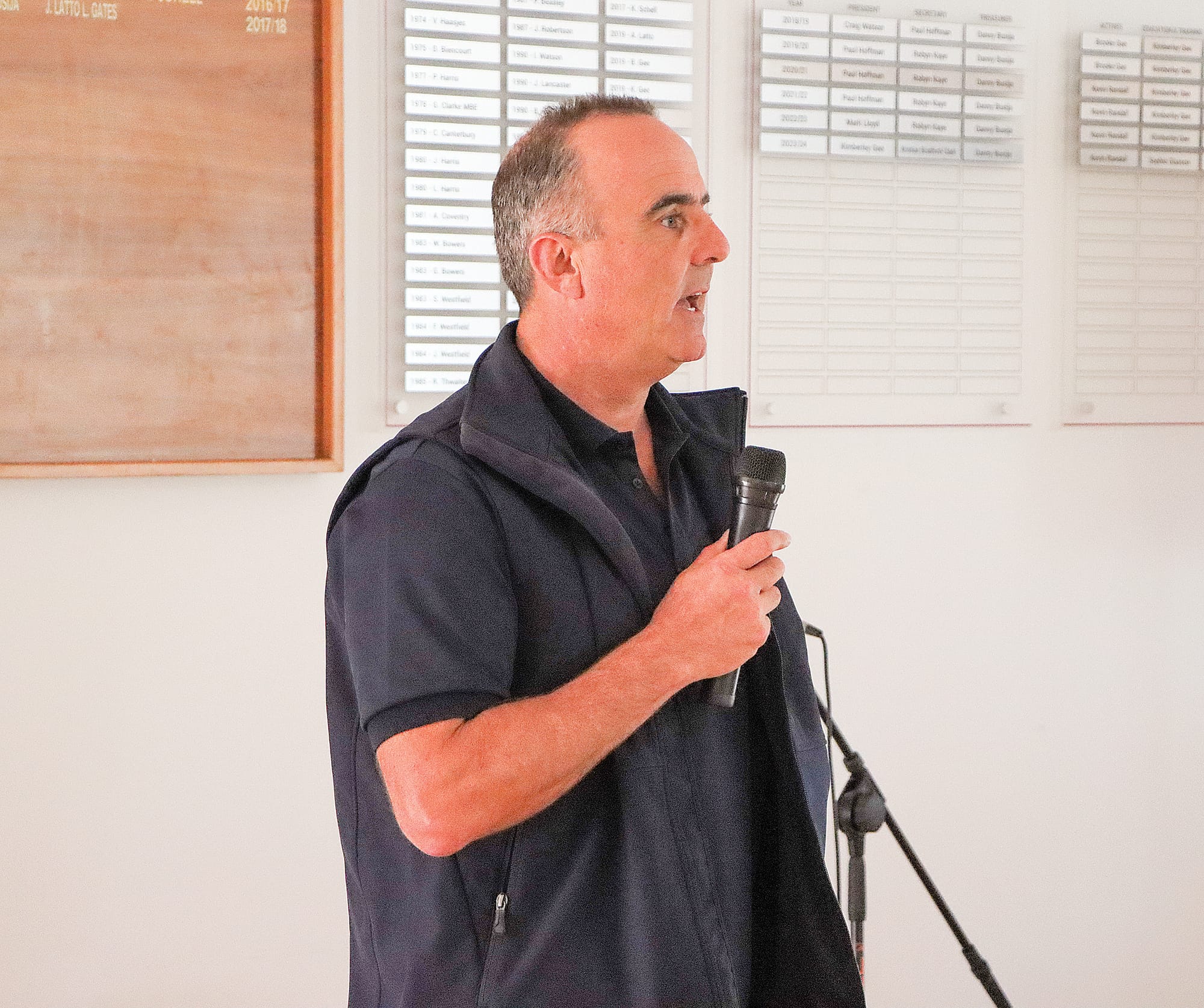 Venus Bay Surf Lifesaving Club's past president Paul Hoffman details how the new safety stations on the town’s beaches came about. A35_5224