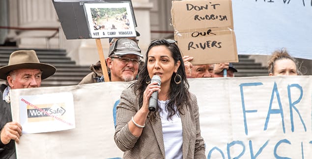 VFF, Nationals unite against farm camping move