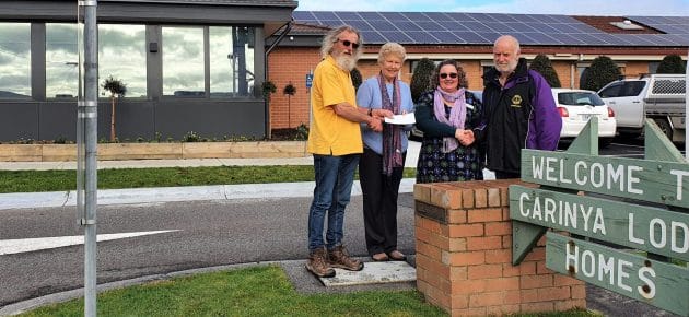 Carinya welcomes $10,000 donation