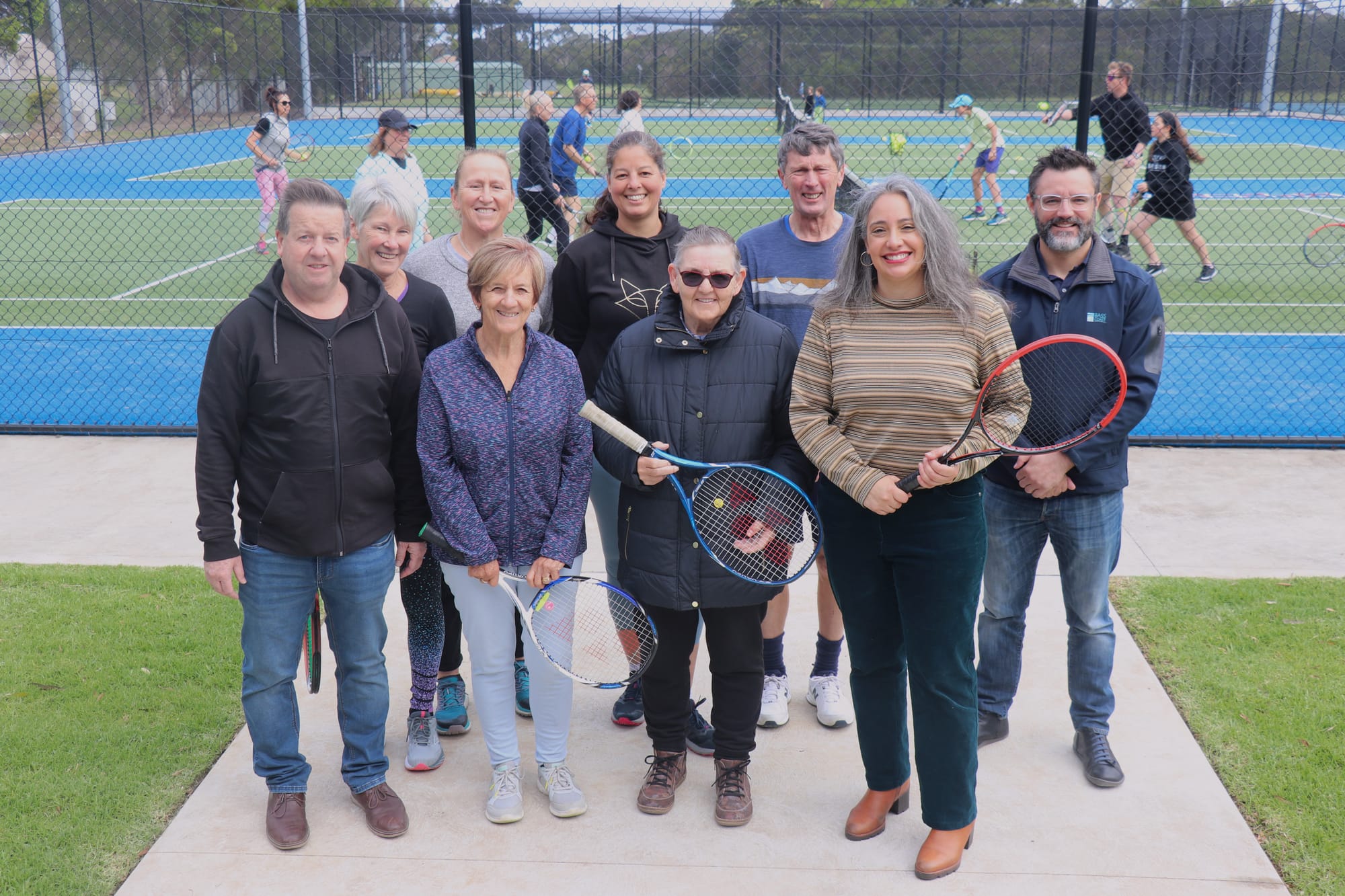 Grand opening of the new Wonthaggi tennis pavilion