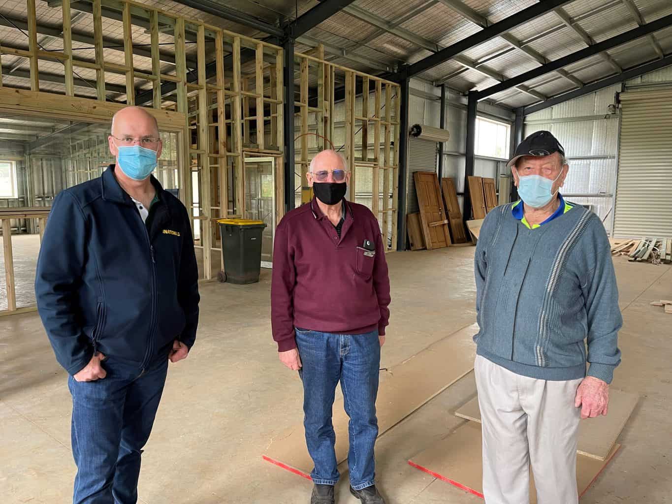 Leongatha’s new Men’s Shed nearing completion