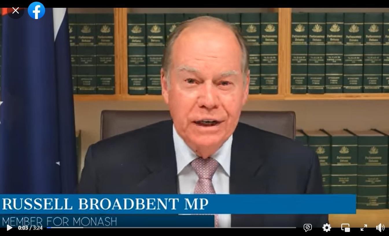Why Russell Broadbent MP won’t get vaccinated