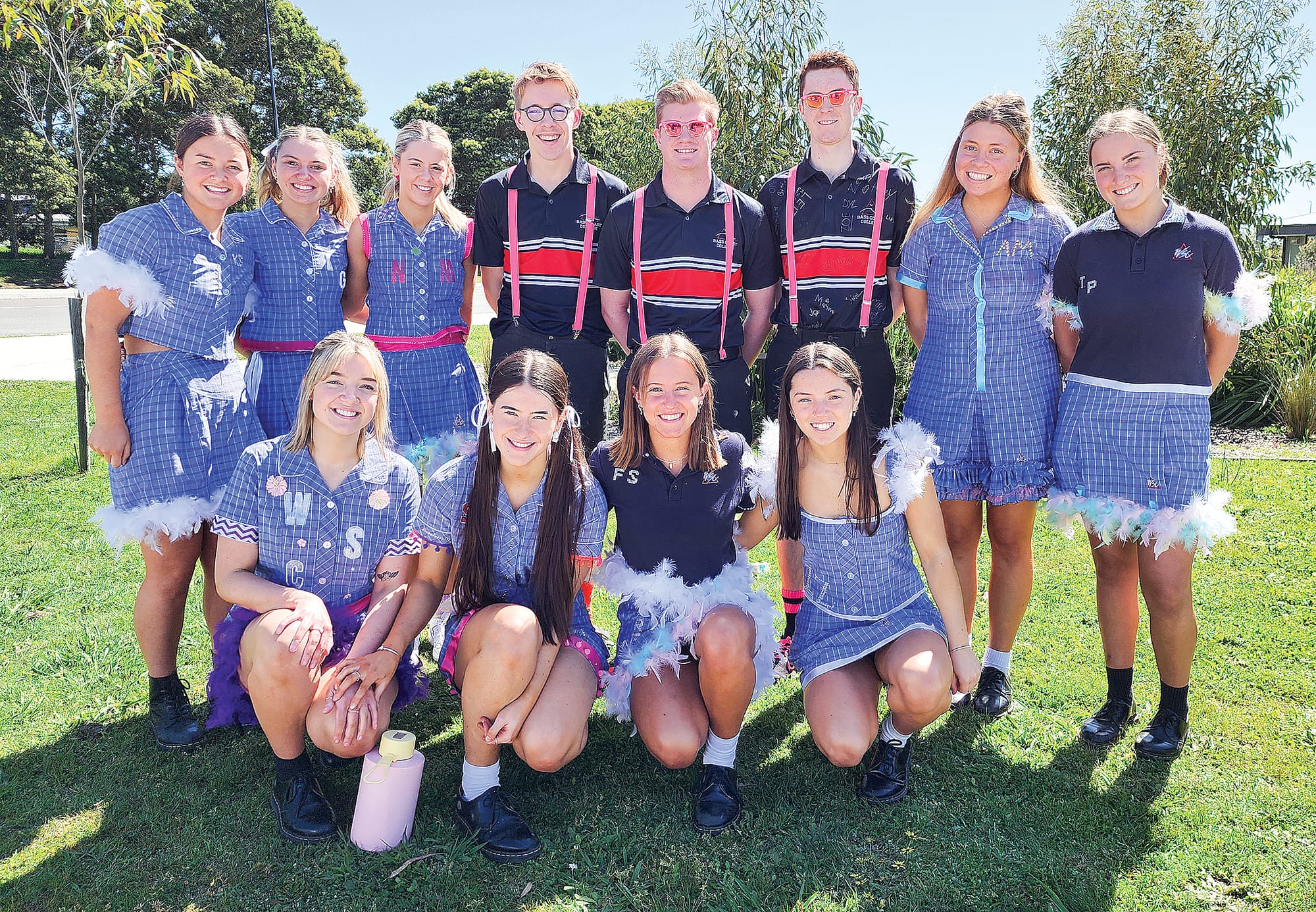 Op shops, feathers and evening dresses at Wonthaggi