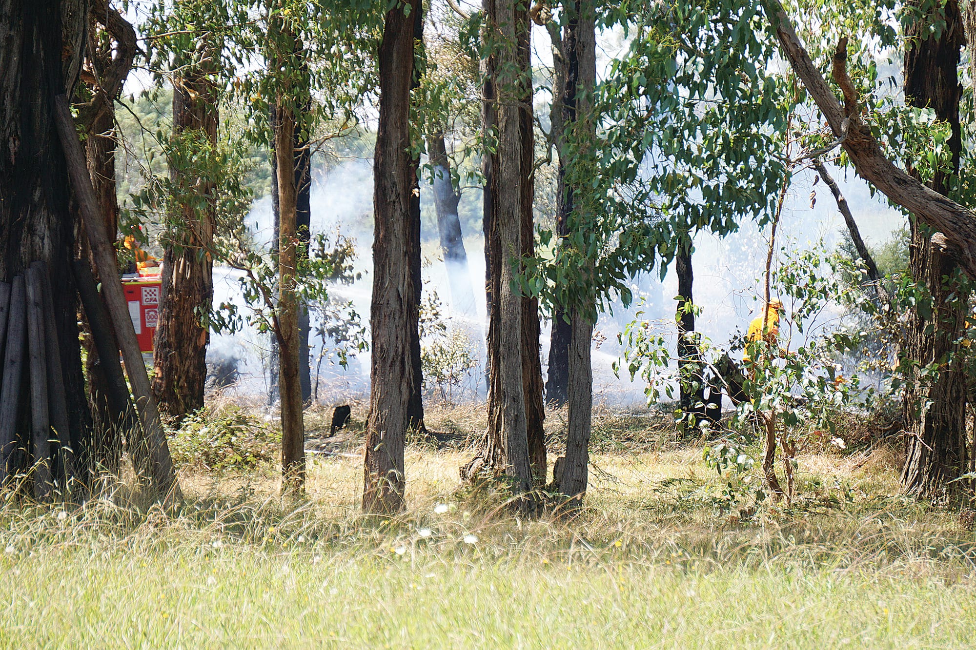 Fires rage after wild weather