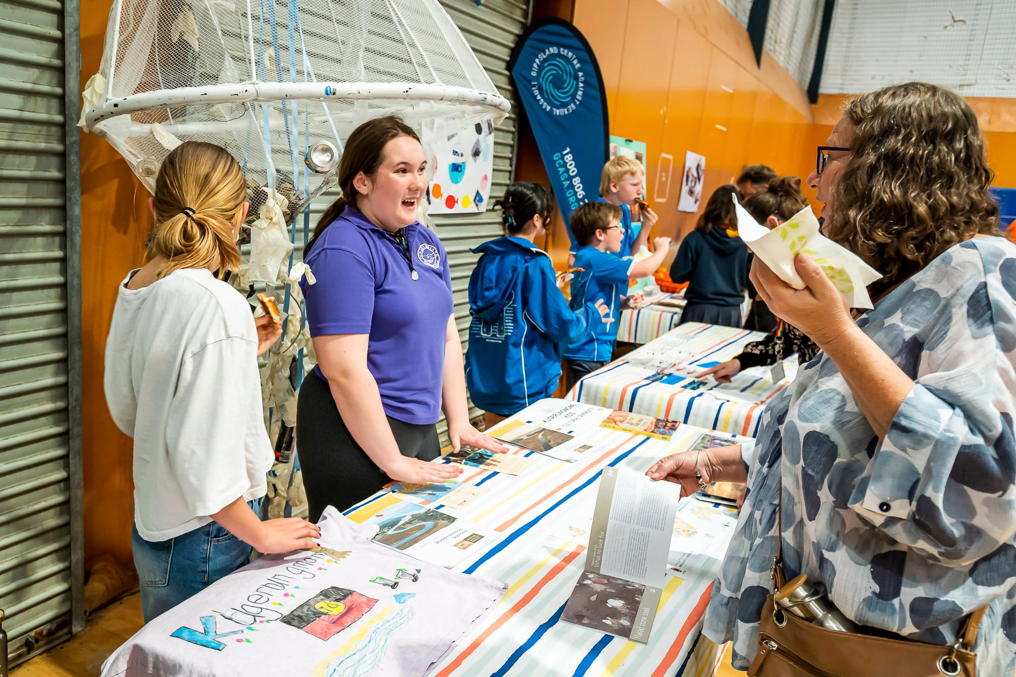 Proud parents were able to get a glimpse of the projects undertaken by students.

