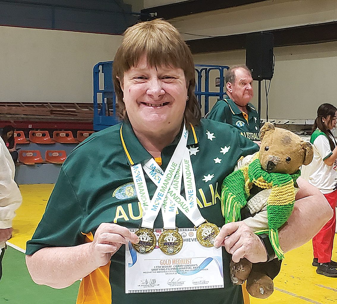 Lynne brings home three gold medals