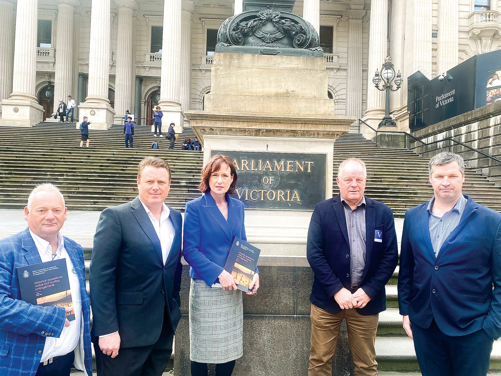 Duck hunting under fire