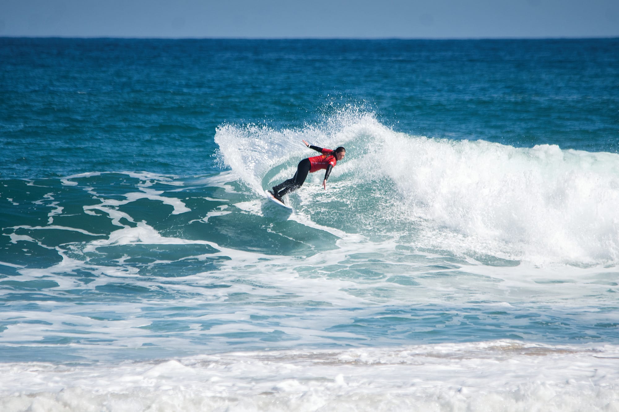 Ava Holland in the Phillip Island GromSearch. Photo Credit: Jacques Kelly / Surfing Victoria