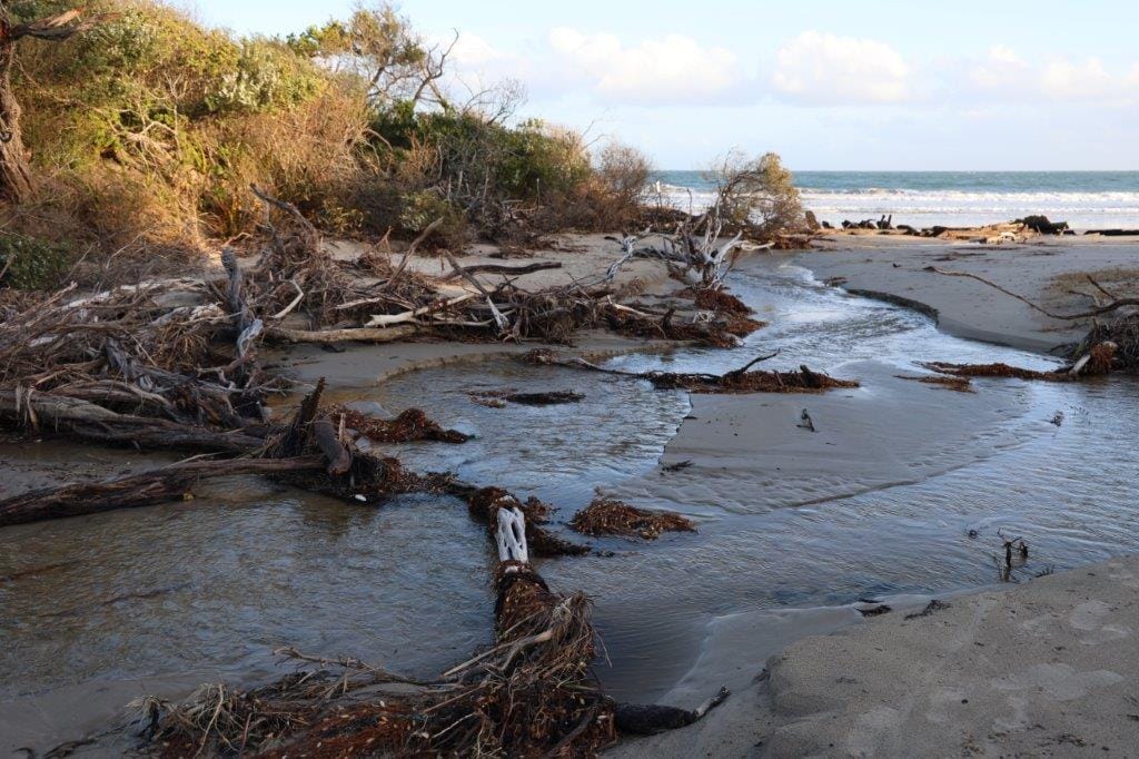 Wreck Creek has been one of the pinch points of erosion along the Inverloch Surf Beach.