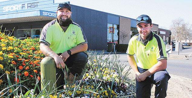 A pop of colour in Leongatha brightens up everyone’s day