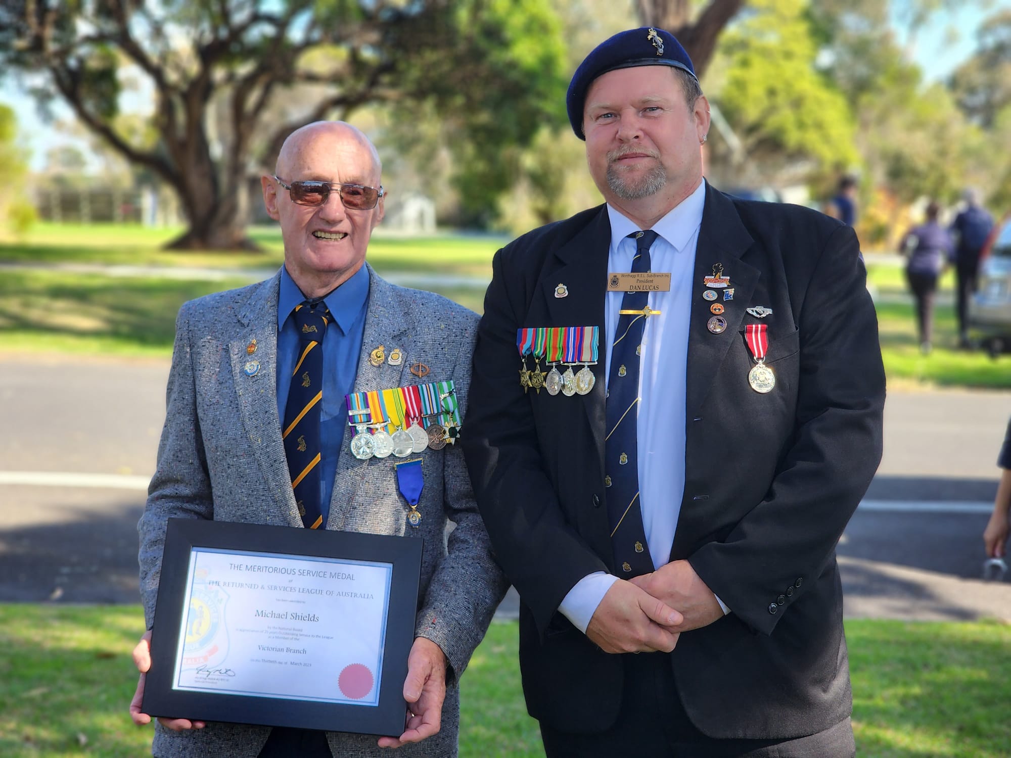 Meritorious Medal presented to Vietnam hero