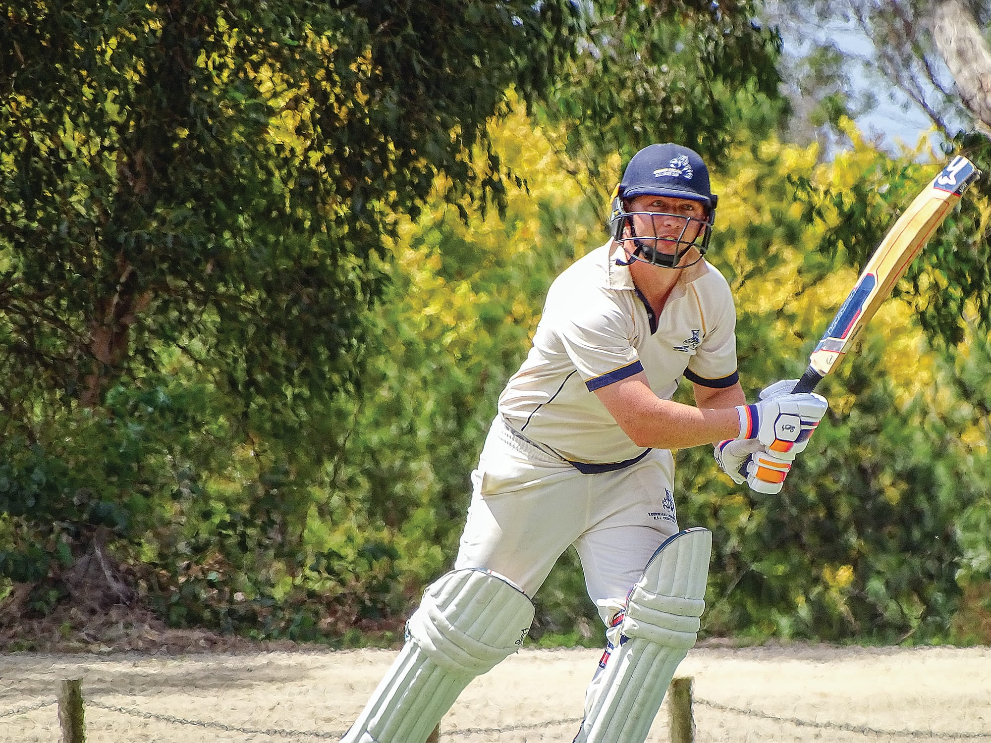 Koonwarra L/RSL B2 captain Adam Drury made 38 runs on Saturday. Photo: Jodie Arnup. 