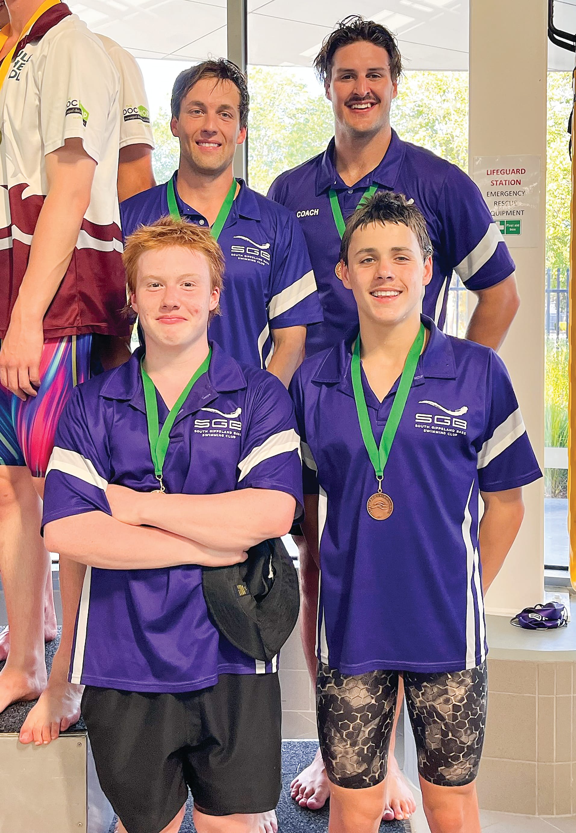 A bronze medal for the medley relay.