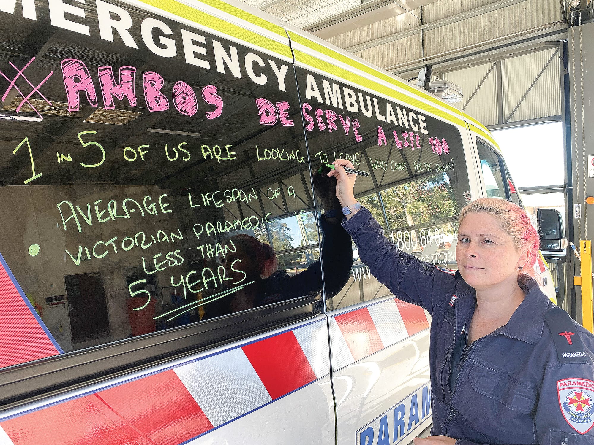 Writing on the wall for Ambos