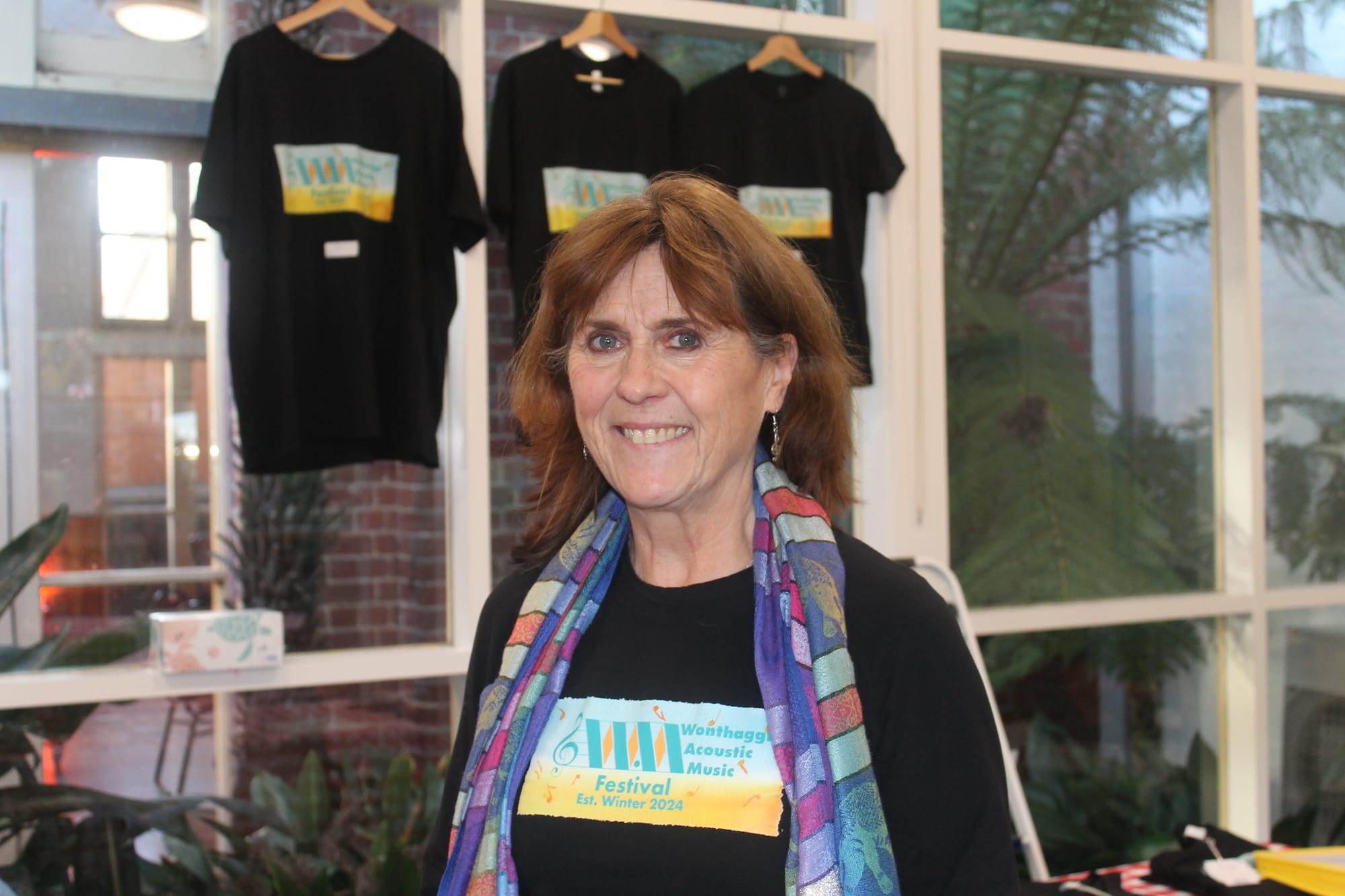 Ellen Hubble Program Coordinator for the Wonthaggi Acoustic Music Festival this weekend at the Wonthaggi Town Hall from Friday July 4 to Sunday July 6. B09_2725
