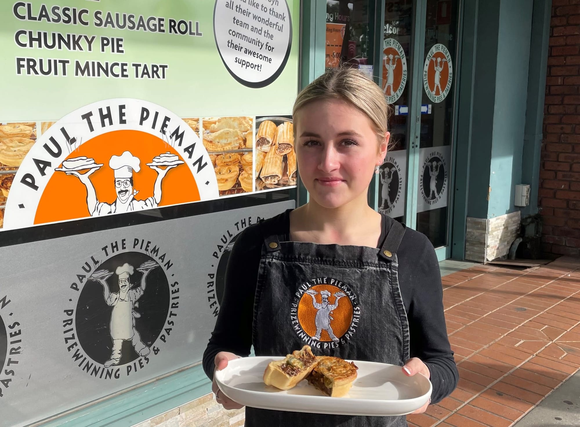 That’s gold! 'Paul The Pieman' scores 10 out of 10