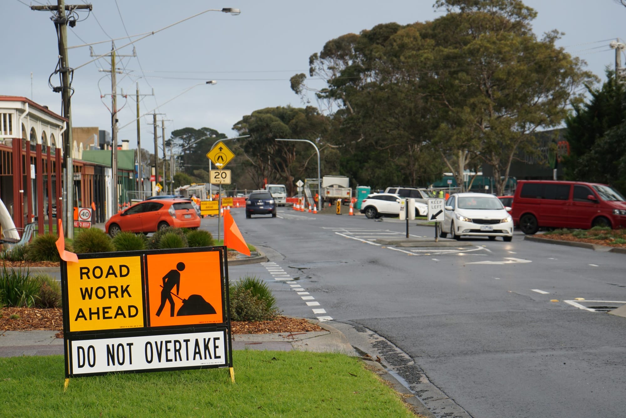 Delays for intersection upgrade