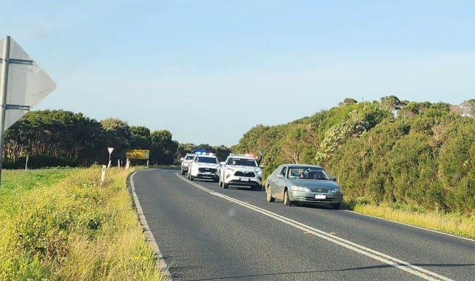 ‘Slow speed’ police pursuit through Wonthaggi