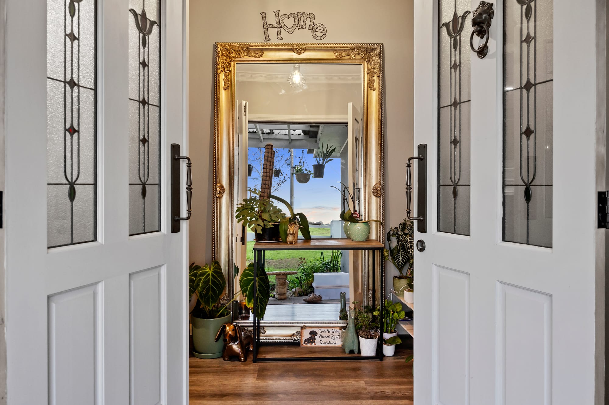 Stylish home on one acre in town