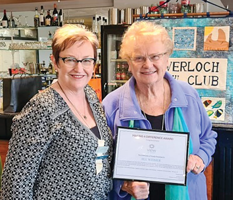 Jill received 20 years with sights on Making a Difference