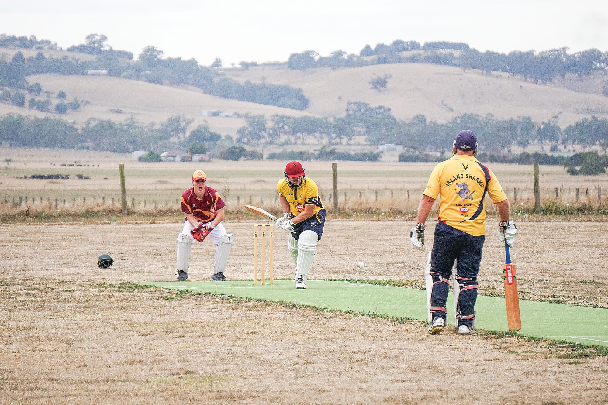 Phillip Island’s John Manning stays steady. Ns61_1125