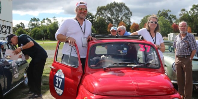 Classic cars in town