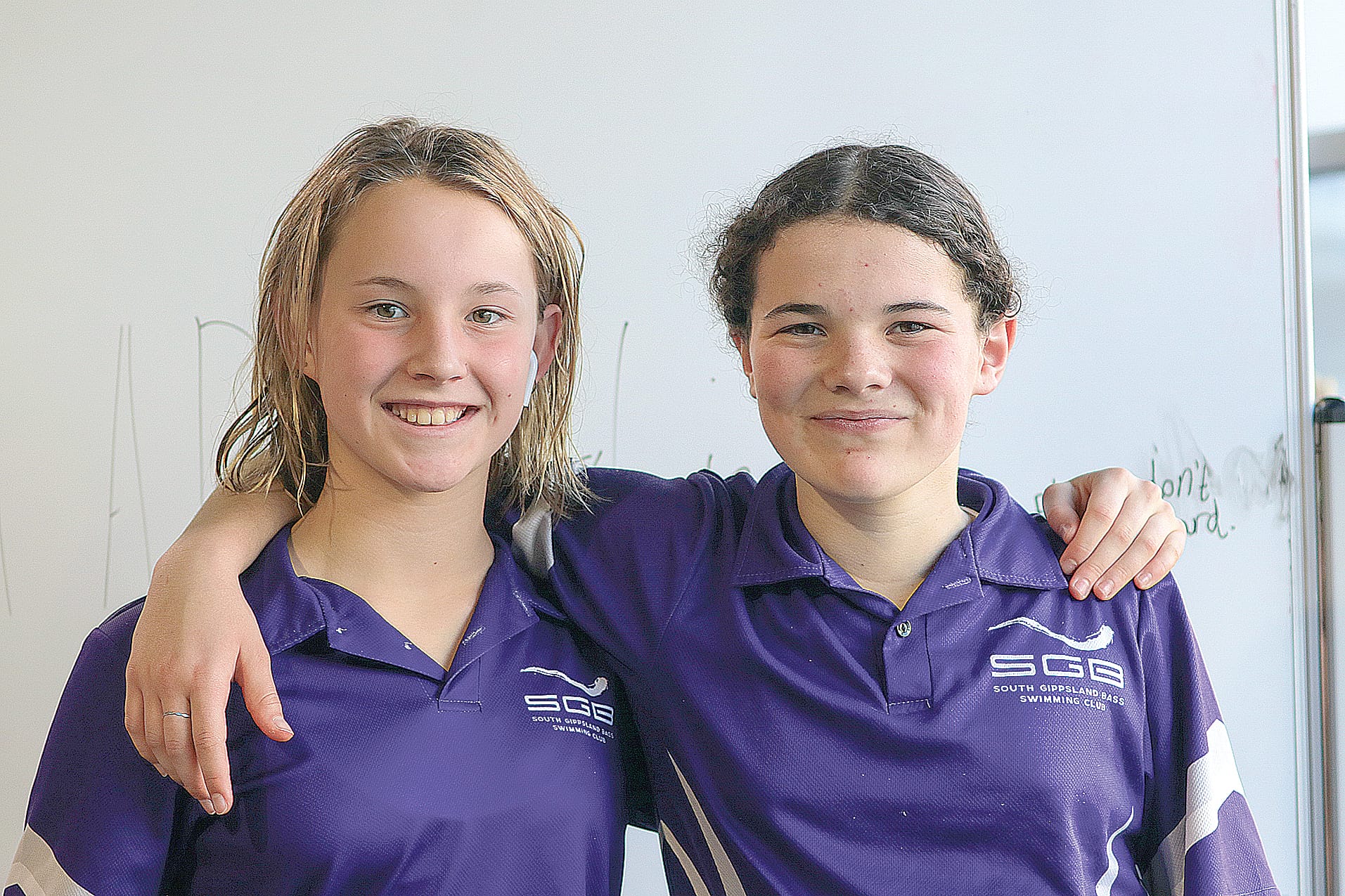 SGB hot heat swimmers compete for their personal bests