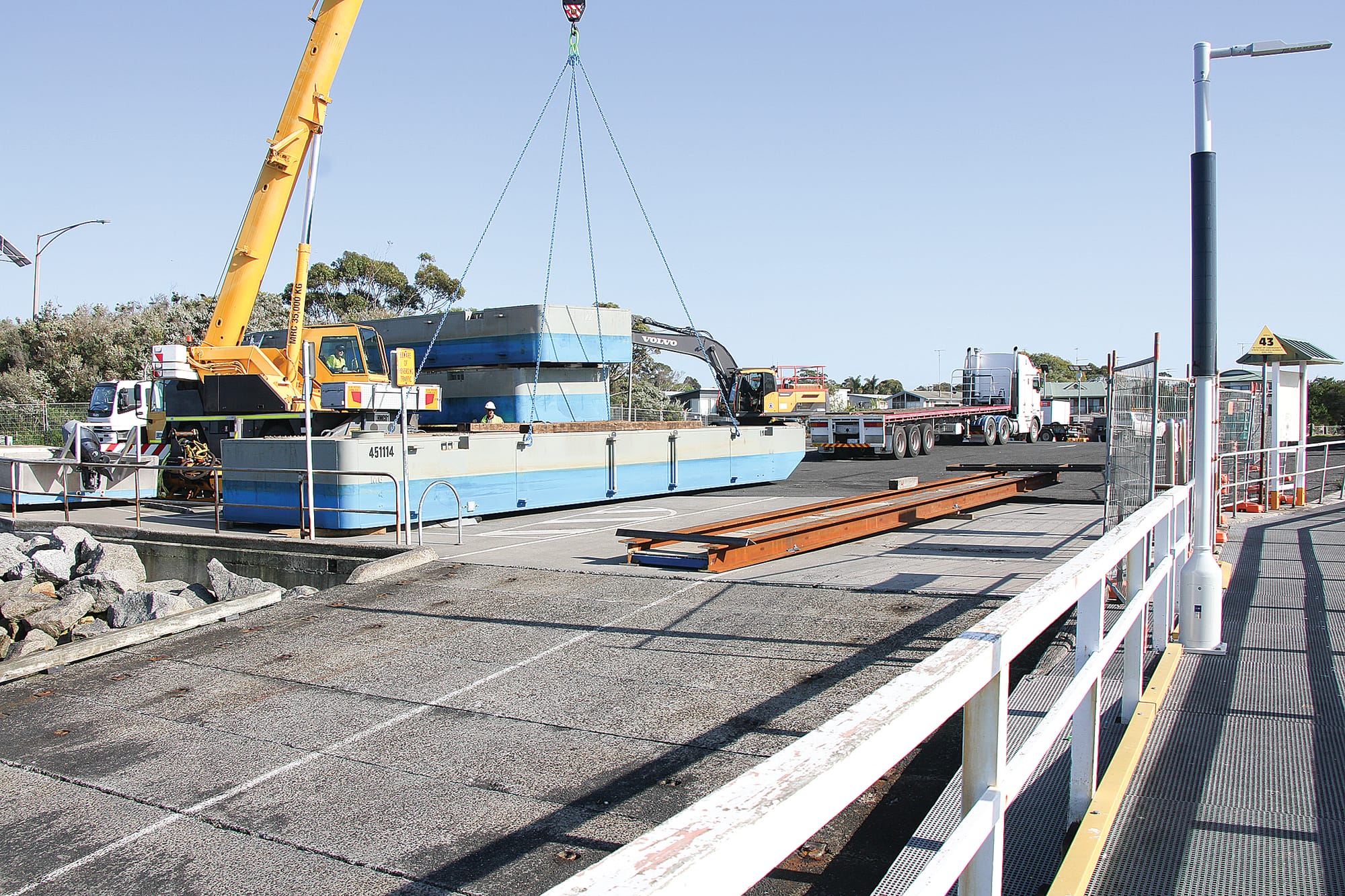 Work starts at the Inverloch boat ramp