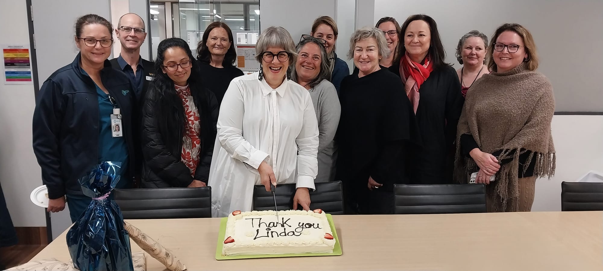After 38 years caring for the community, nurse Linda is clocking off