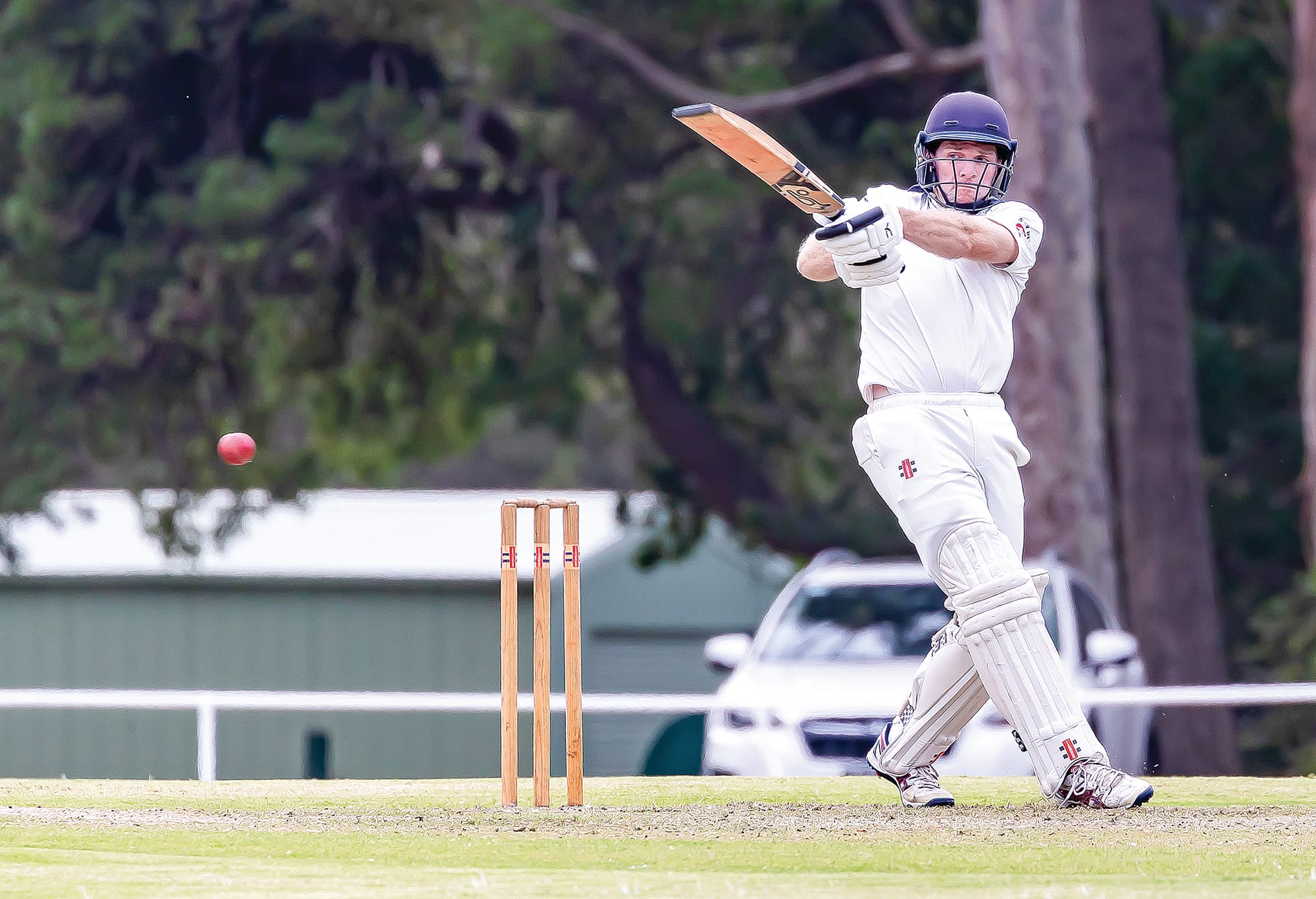 Phillip Island captain Daniel Mock made 26 before being caught at slip. Photo: Peter Cleeland.