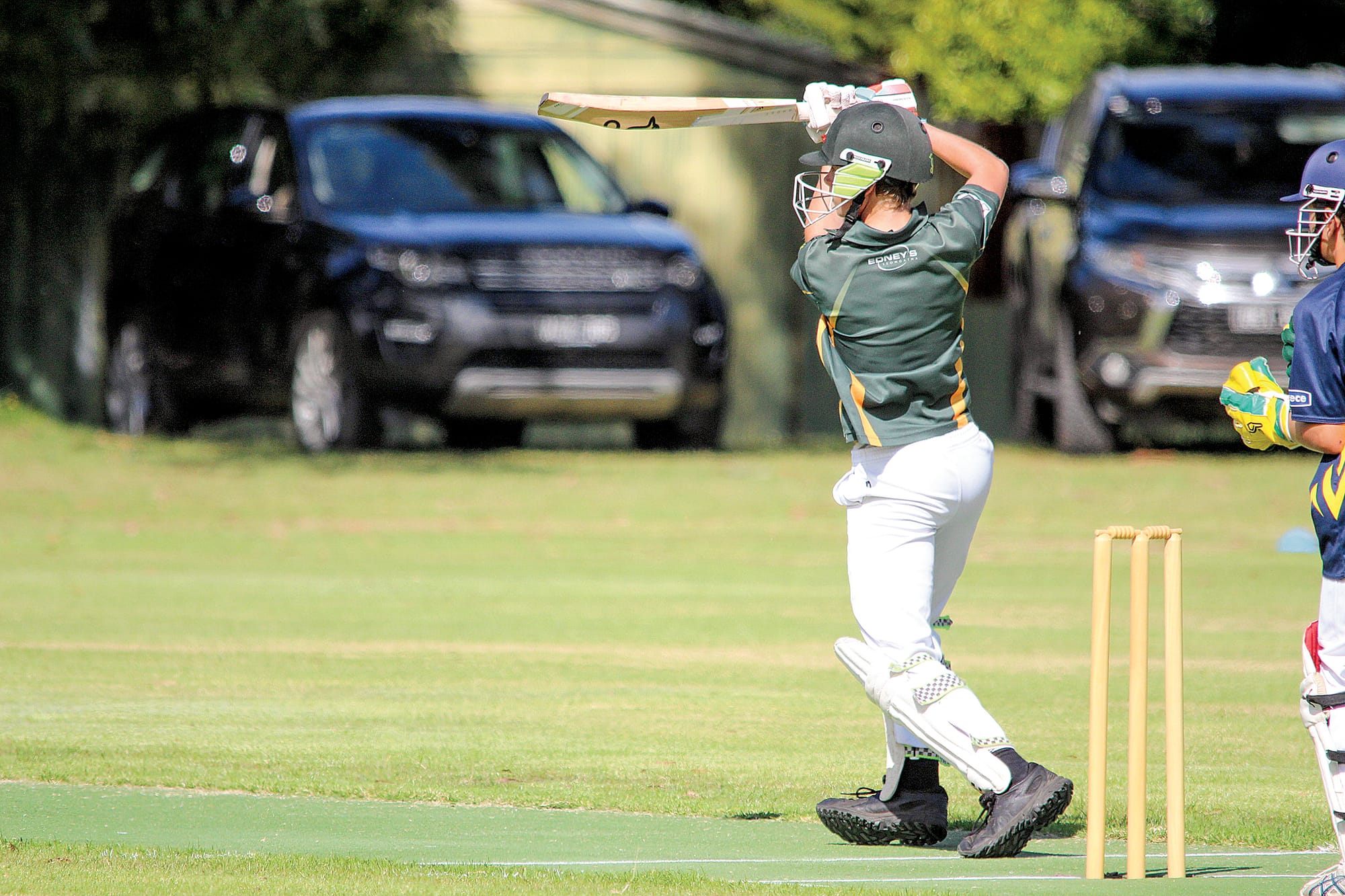 Grand Final man of the match Angus Livingstone plays a beautiful shot in the Scorpions win. 