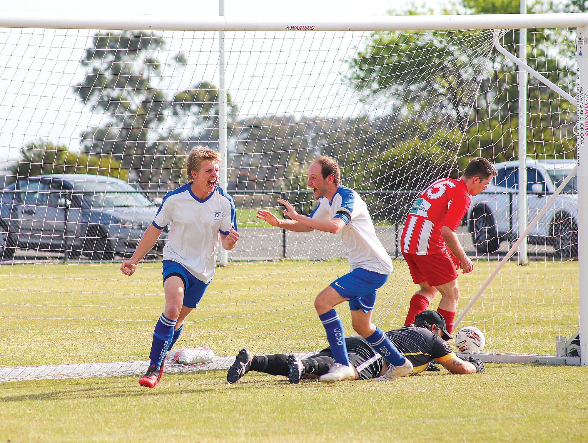 Leongatha’s James Heneghan scored the winning goal in the grand final.
