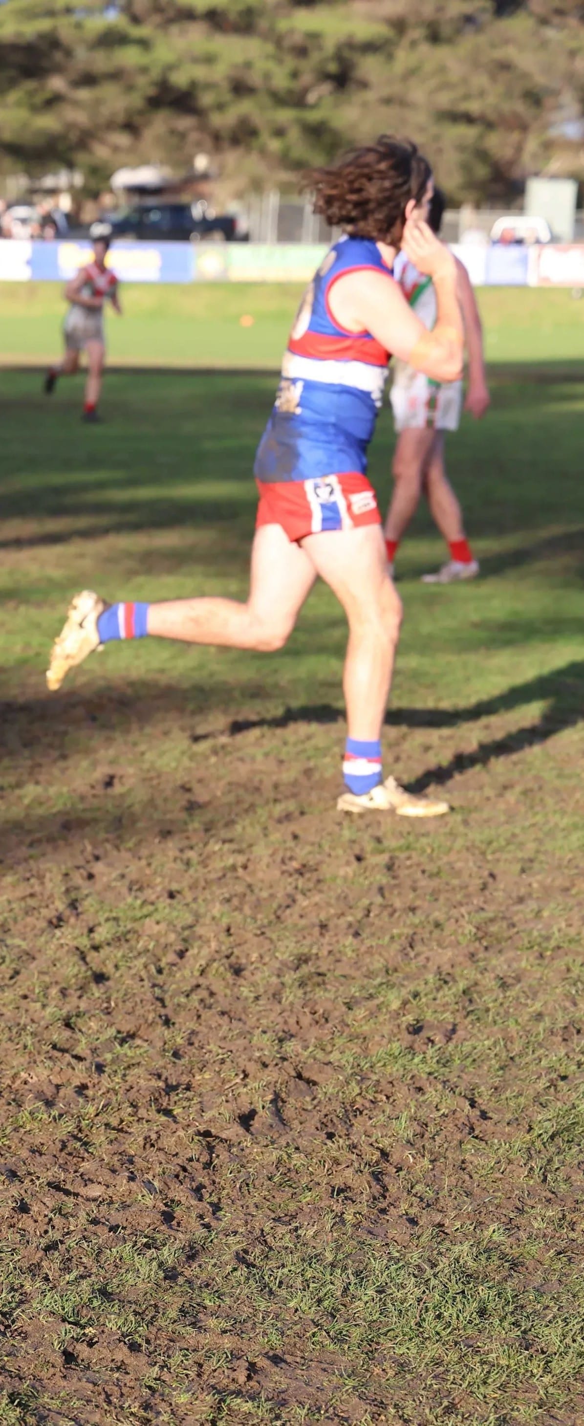 Sections of the oval at Cowes Recreation Reserve are struggling to hold up under constant traffic. 