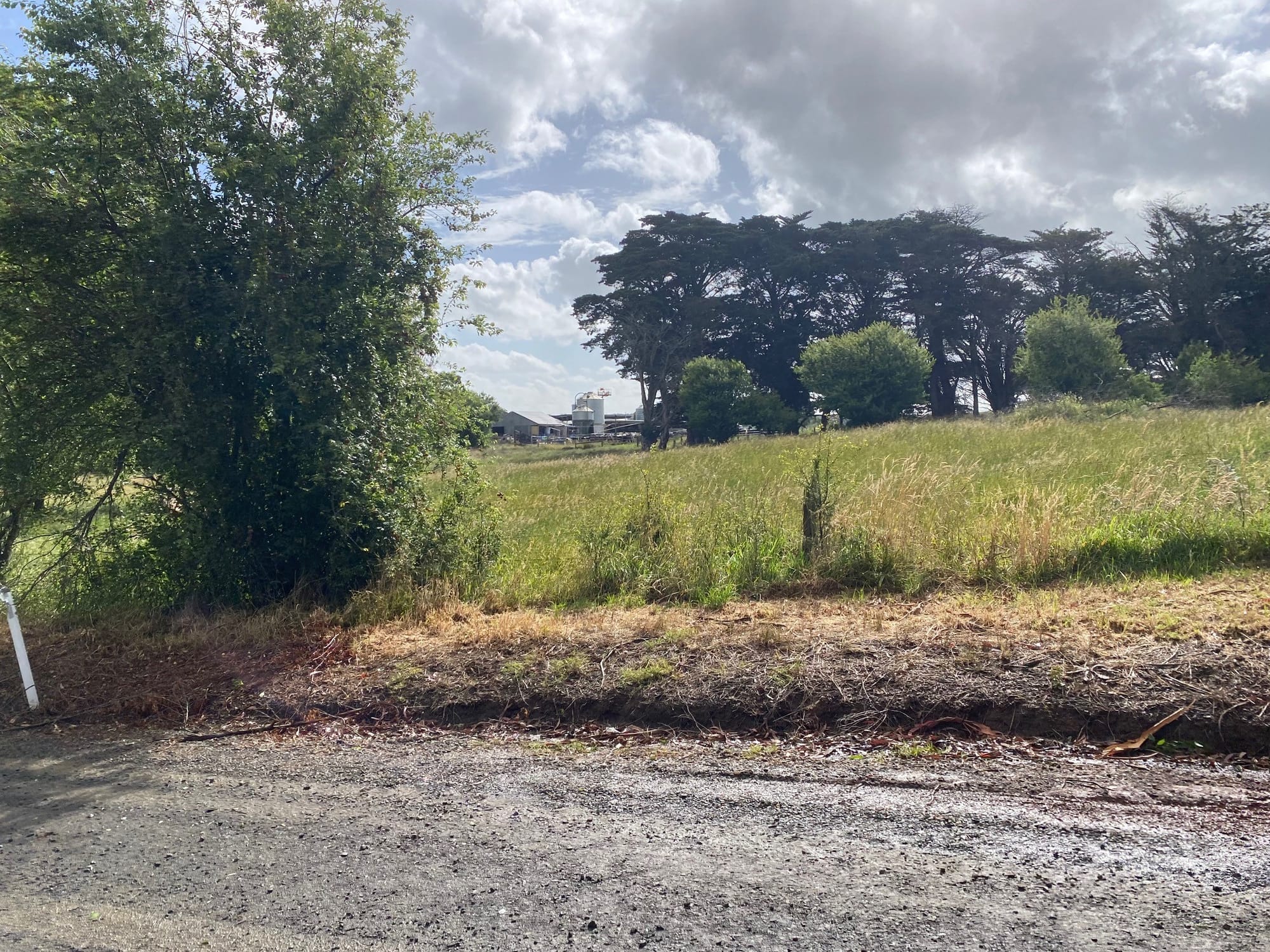 The offender was seen running across farm paddocks to get away from the crash scene.