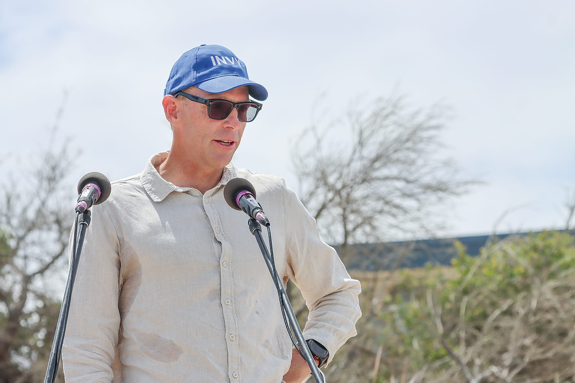 Olympian Drew Ginn calls for action. A11_0125