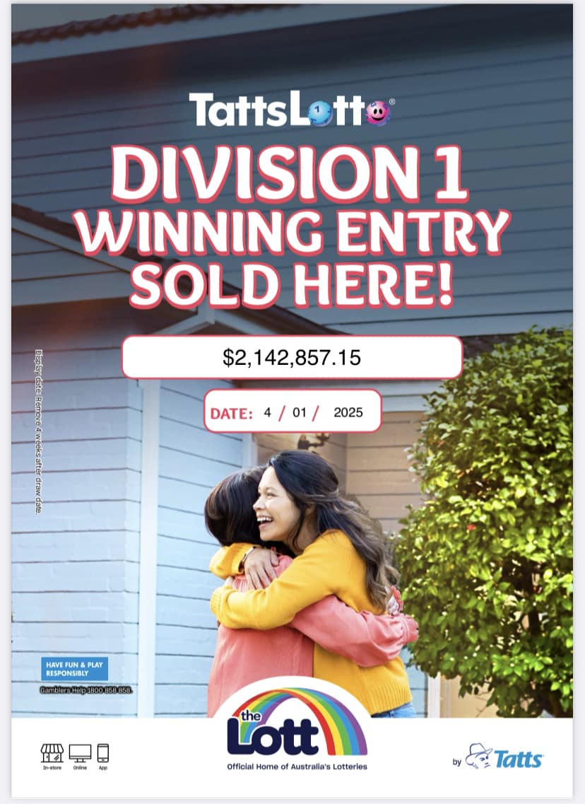 Check your ticket, you may just be a millionaire as Lucky Lotto lands Division One ticket sale