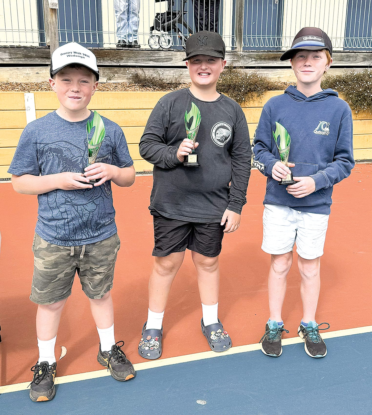 C runners up Olly Ramsbottom, Kade Johnston and Taeden Giliam.