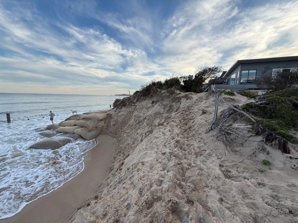 Inverloch's erosion fears hit the airwaves again