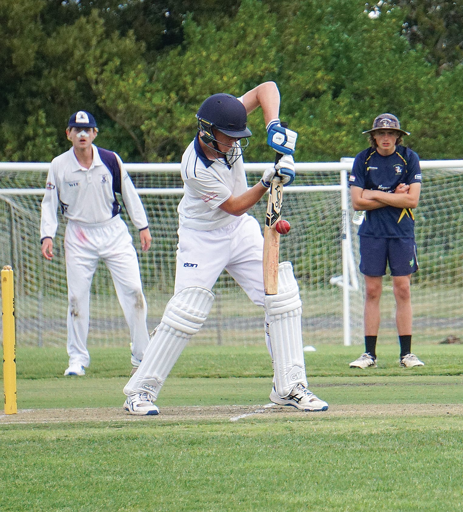 Phillip Island’s Heath Womersley played every delivery on its merits. Ns17_4823
