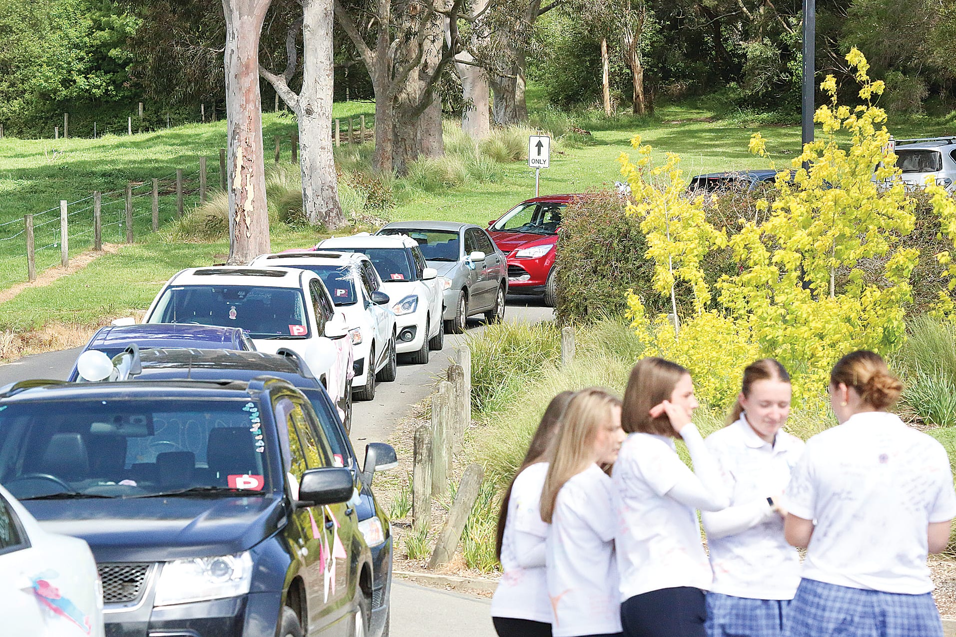 The last day of school for Korumburra Year 12s was celebrated with a Car Cavalcade.