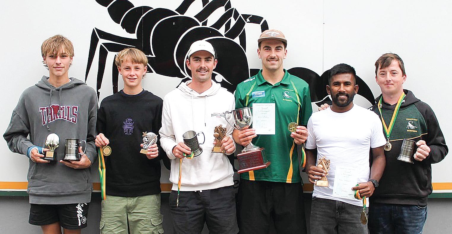 The Senior award winners for Leongatha Town were Rhett Hume (Hat Trick and Matt Trotman Most Determined), Frazer Livingstone (Coach’s Award), Trent McRae (B Grade Batting, Cricketer of the Year, and Young Family Player of the Year), Levi Hickey (B Grade Bowling), Madura Madusanka (A Grade Batting, Bowling and Cricketer of the Year) and Davern Goss (Geoff Cashin Best Club Person).