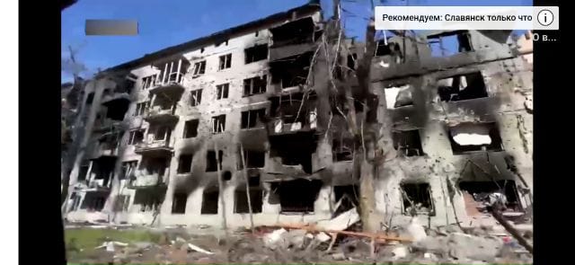 The building where Nina’s brother spent years creating a comfortable home for his family, is now destroyed. 