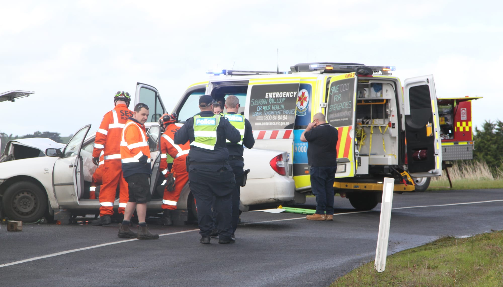 Two drivers injured in Glen Alvie Road collision