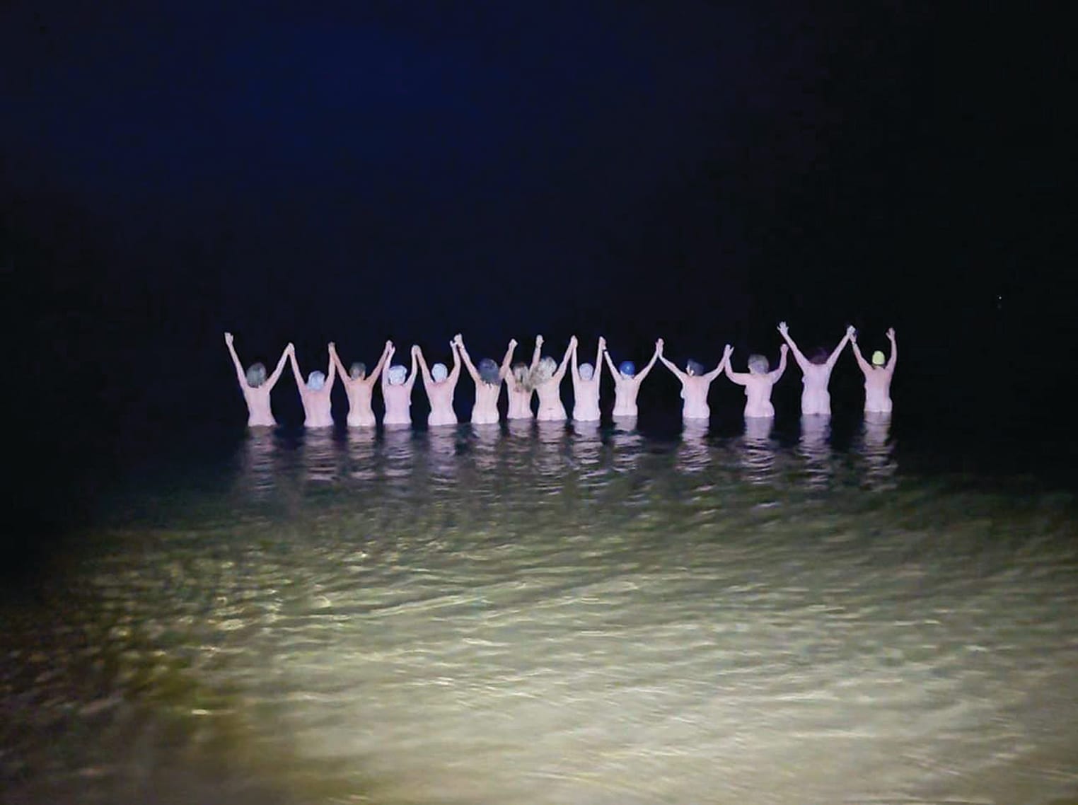 The Inverloch Icebergs bared it all for the winter solstice.