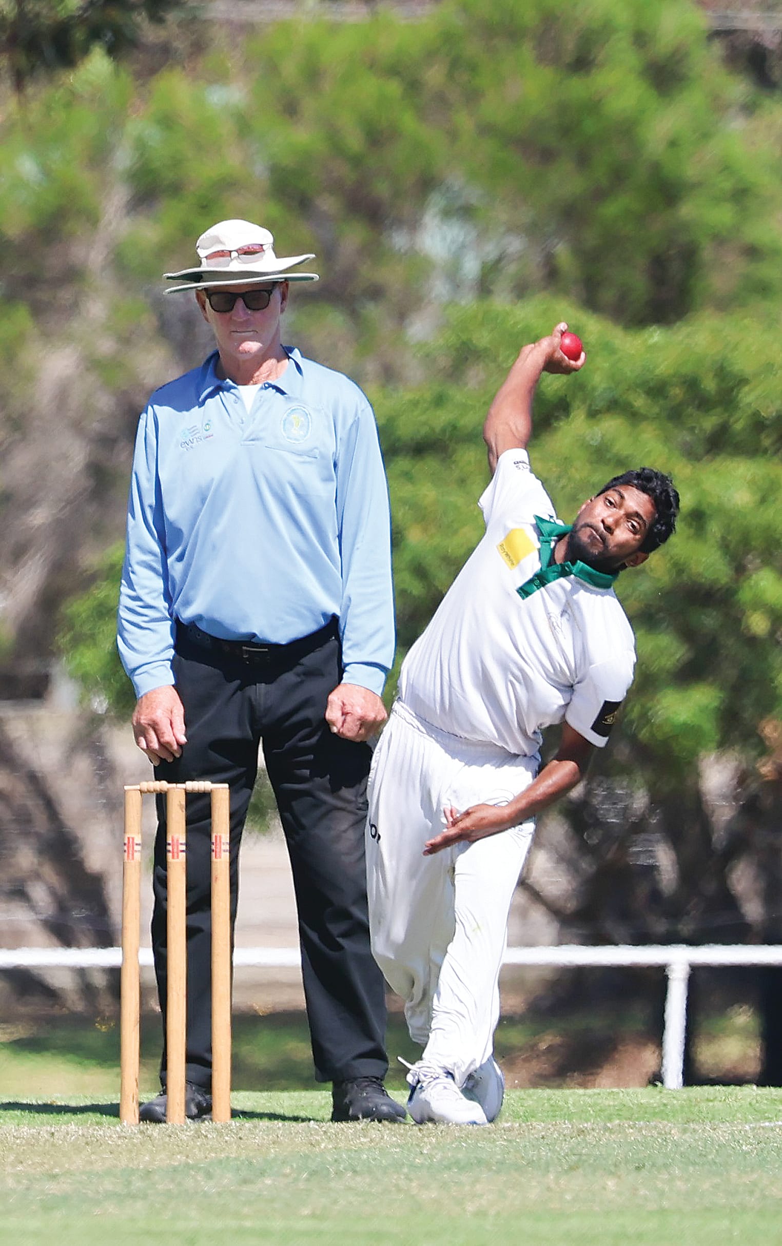 Geemal Rajapakshage took a couple of wickets for Leongatha Town on Saturday as they reduced Wonthaggi Club to 217 off 81 overs.