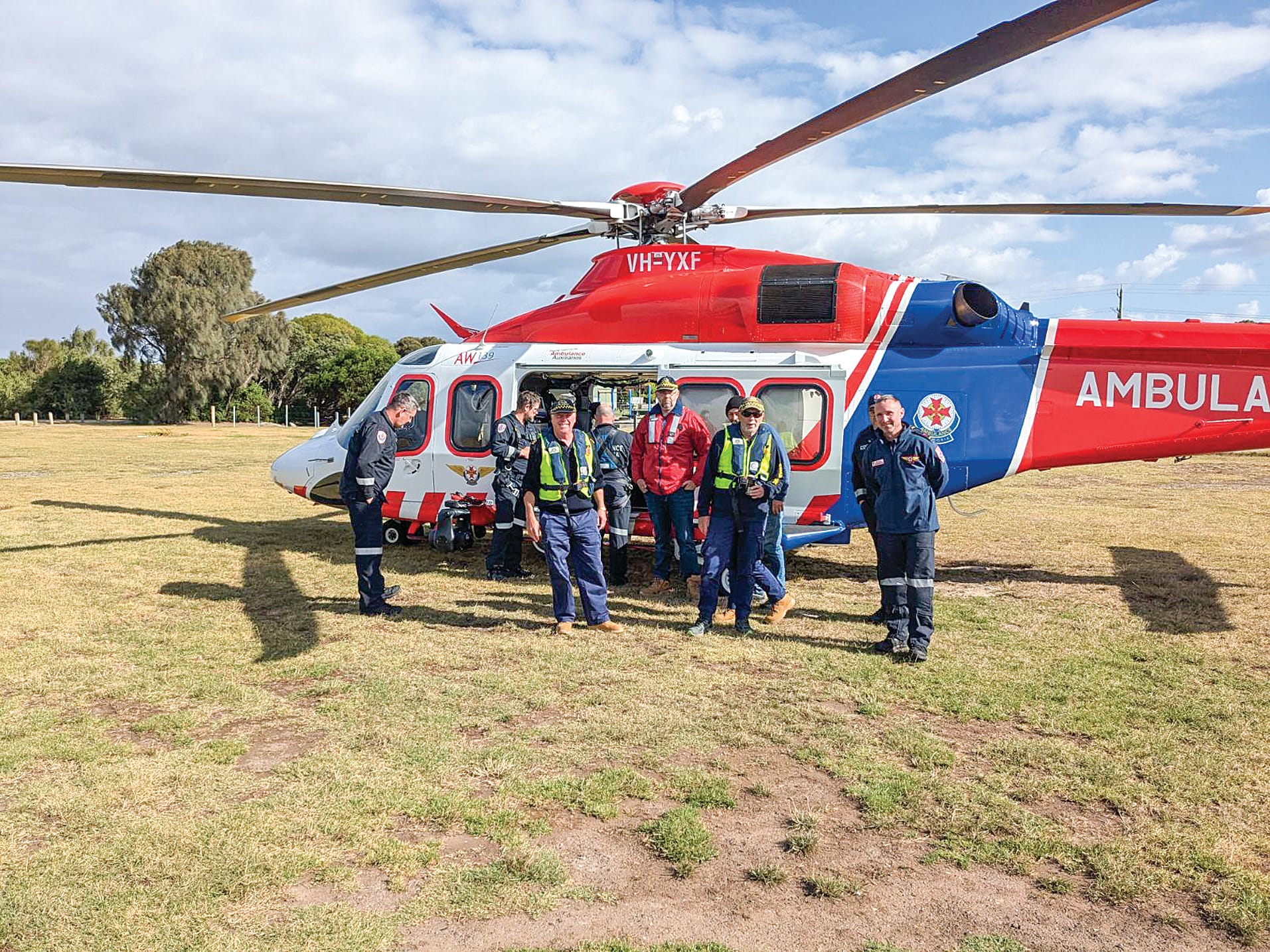 Port Welshpool Coast Guard conducted a series of joint training exercises last week with Air Ambulance Victoria.