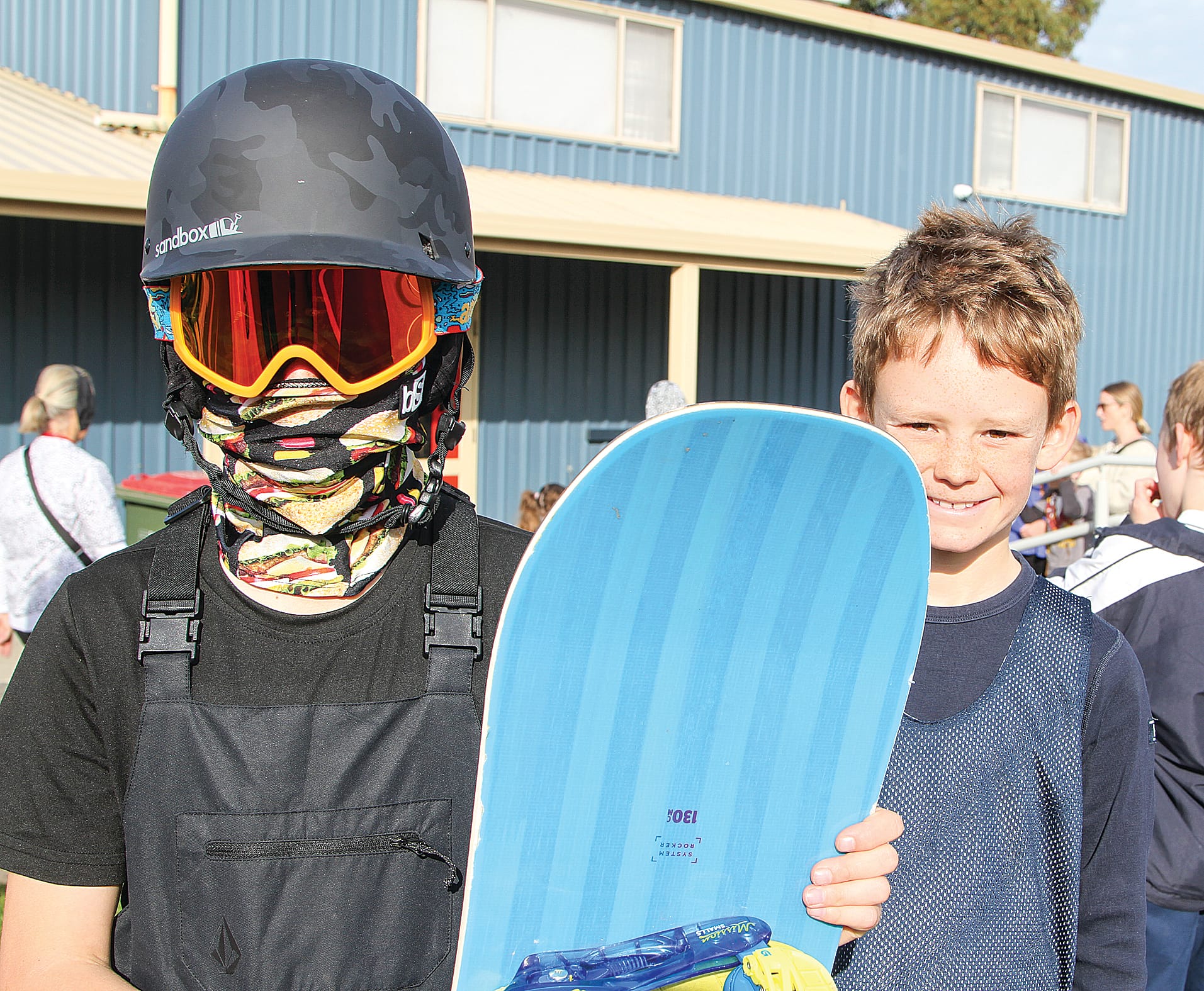 Zac and Oskar enjoying Book Week at Inverloch PS.