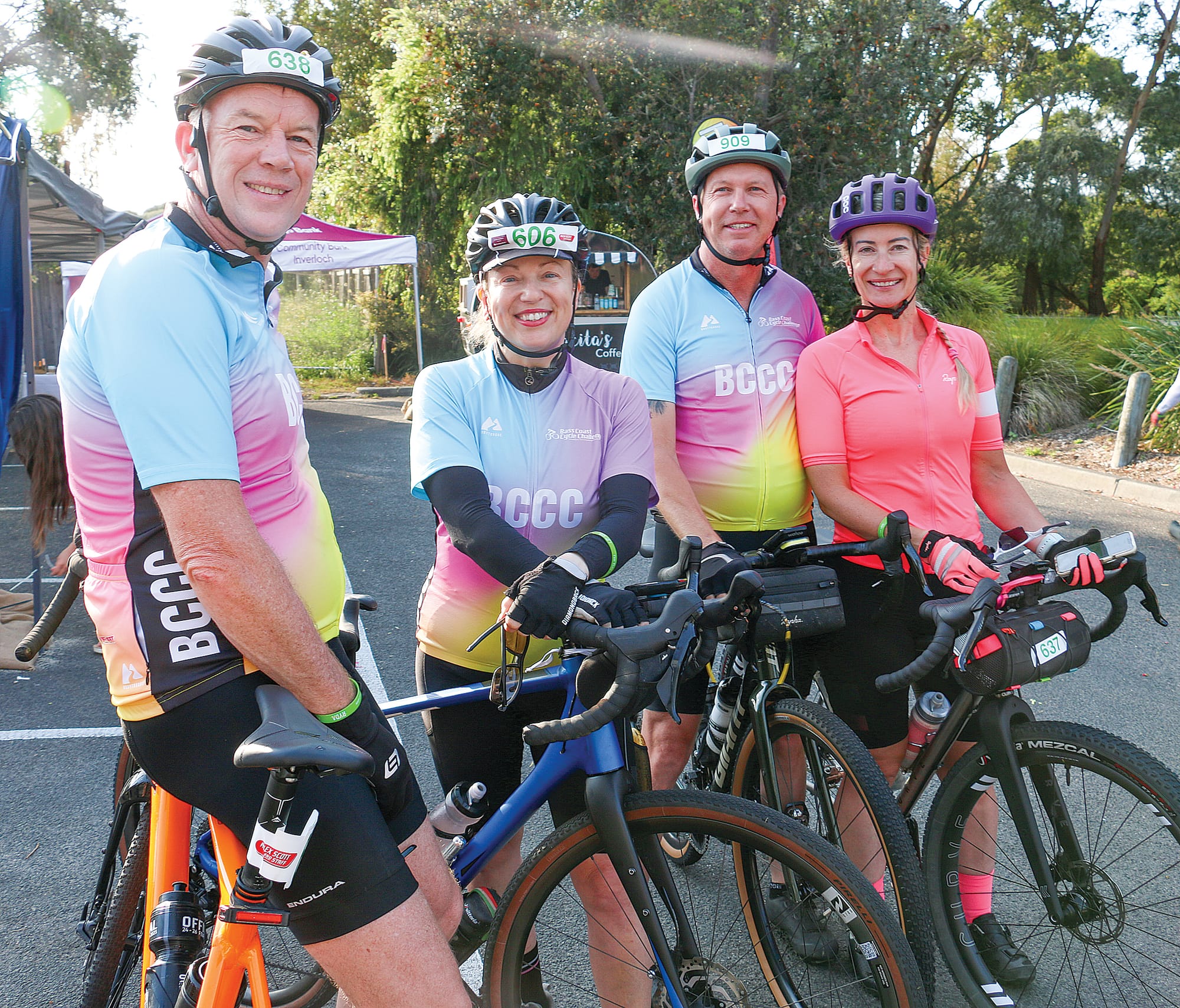 Cyclists up for a challenge