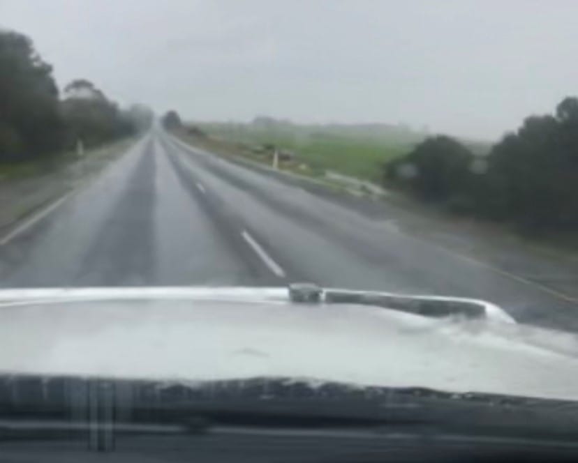 Torrential rain highlights Inverloch Road dangers